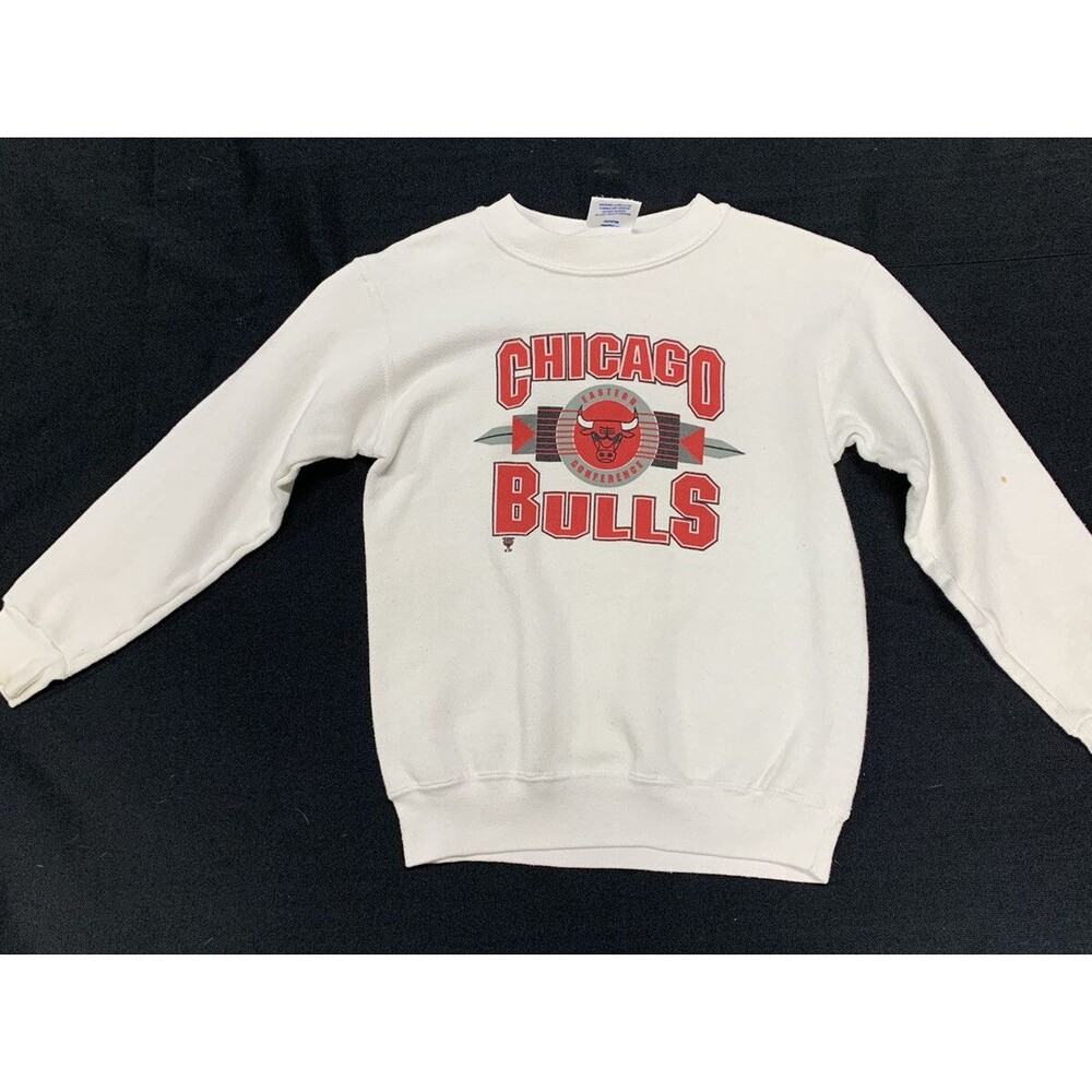 VTG 90’s Duck Head Chicago Bulls sweatshirt kids Medium Made In USA Read Details
